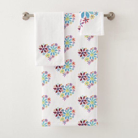 Herz der Blume Badhandtuch Set (Insitu)