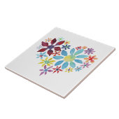 Herz der Blume Fliese (Seite)