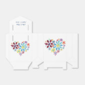 Herz der Blume Geschenkschachtel (Ungefaltet)