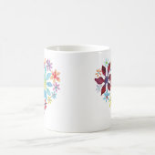 Herz der Blume Kaffeetasse (Mittel)