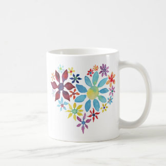 Herz der Blume Kaffeetasse