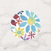 Herz der Blume Konfetti (Klein Vorderseite)