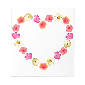 Herz der Blume Notizblock