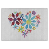 Herz der Blume Schneidebrett (Vorderseite)