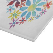 Herz der Blume Schneidebrett (Ecke)