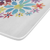 Herz der Blume Schneidebrett (Ecke)