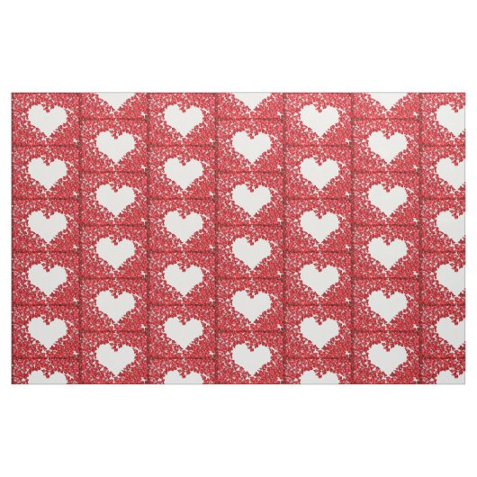 Herz der Blume Stoff (Fat Quarter (45,7 x 55,9 cm))
