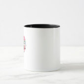 Herz der Blumen – Wasserfarbenbouquet Tasse (Zentrum)