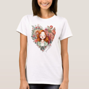 Herz der Blüten - Gerahmt im Herzen der Blüte T-Shirt