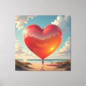 Herz der Emotionen Leinwanddruck (Vorderseite)