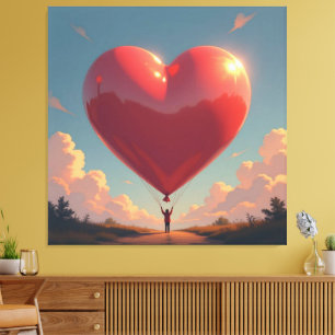 Herz der Emotionen Leinwanddruck