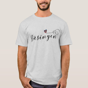 Herz der Flagge Büsingen am Hochrhein T-Shirt