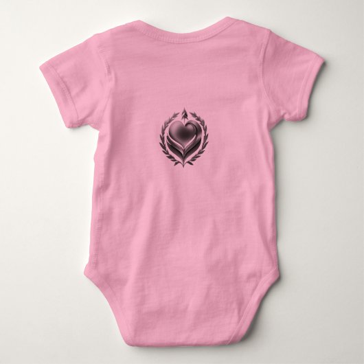 Herz der Freiheit Baby Strampler (Rückseite)