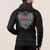 Herz der Freiheit Hoodie (Rückseite)