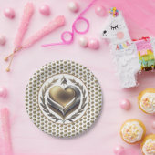 Herz der Freiheit Pappteller (Party)