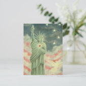 Herz der Freiheit Postkarte (Stehend Vorderseite)