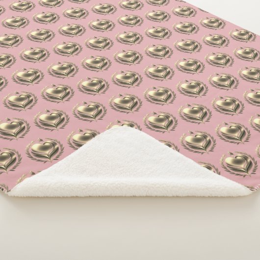 Herz der Freiheit Sherpa Blanket Sherpadecke (3/4)