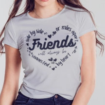 Herz der Freundschaft Typografie