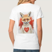 Herz der Füchsin T-Shirt (Rückseite)