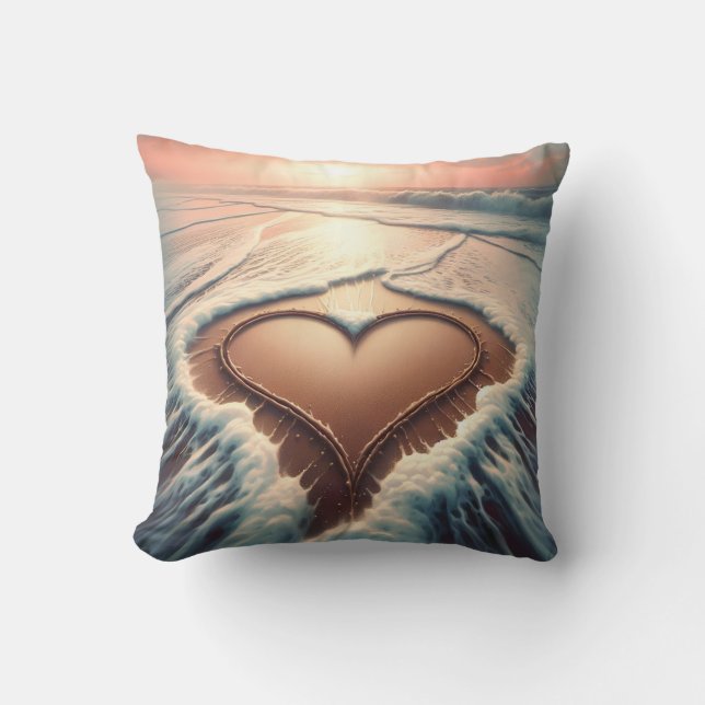 "Herz der Gnade" Kissen (Vorderseite)
