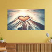 "Herz der Gnade" Leinwanddruck (Insitu (Wohnzimmer))