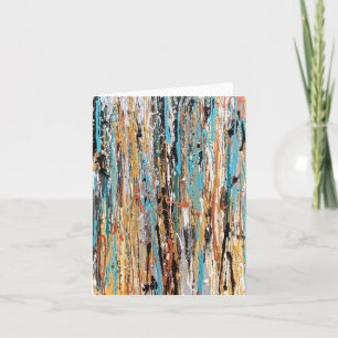 Herz der Gold Note Card Karte