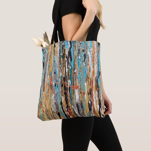 Herz der Gold Tote Tasche (Von Nahem)
