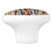 Herz der Goldenen Keramik Keramikknauf (Seitenansicht)