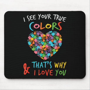 Herz der Hände sehe ich Ihre wahren Farben, deshal Mousepad