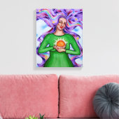 Herz der Heilung 3 von Rita Loyd Leinwanddruck (Insitu (Wohnzimmer))