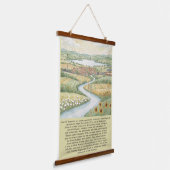 Herz der Highlands Wandteppich Mit Holzrahmen (Gewinkelt)