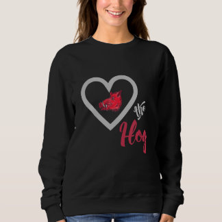 Herz der Hogs Graphic Liebe The Razorback Sweatshirt