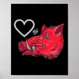 Herz der Hogs Graphic Novelty Liebe The Bysketbyll Poster
