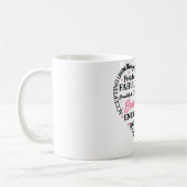 Herz der Inspirationsmutter/Bonus-Mama Kaffeetasse (Links)