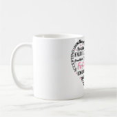 Herz der Inspirationsmutter/Mama Kaffeetasse (Links)