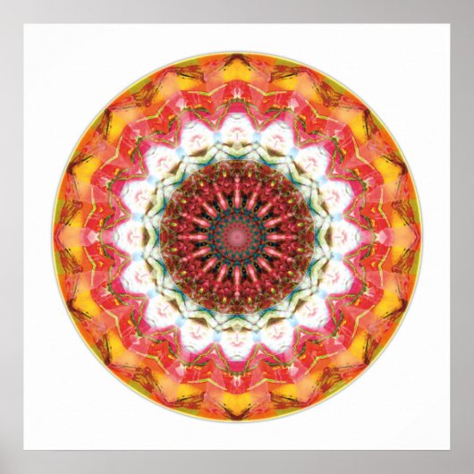 Herz der Kapitulation Mandala 1 Poster (Vorne)