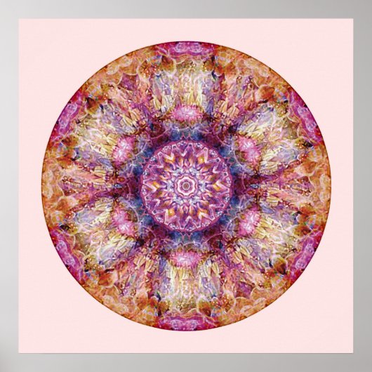 Herz der Kapitulation Mandala 3 Poster (Vorne)