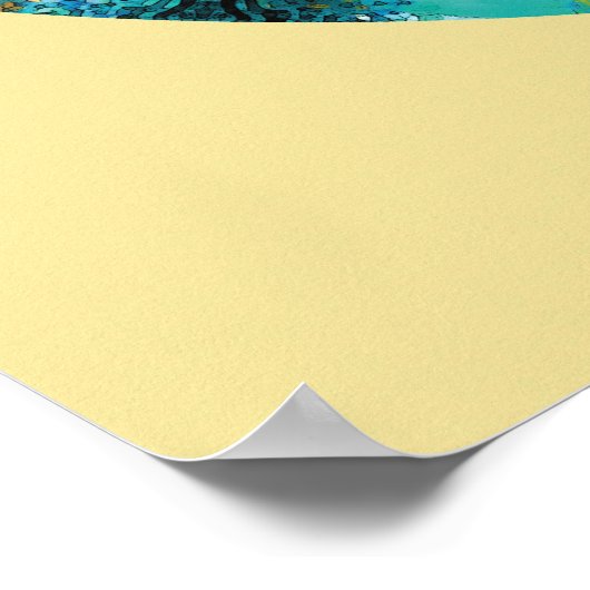 Herz der Kapitulation Mandala 4 Poster (Ecke)