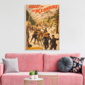 Herz der Klondike - Across Chilkoot Pass Leinwanddruck (Insitu (Wohnzimmer))