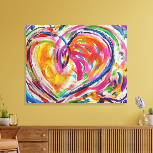 Herz der Leinwand Malerei Kunst Malerei (Insitu (Wohnzimmer))