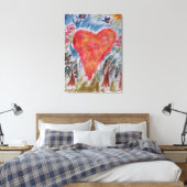 Herz der Leinwand Planet Kunst (Insitu (Schlafzimmer))