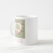 Herz der Liebe der Natur Kaffeetasse (Vorderseite Links)
