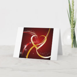 Herz der Liebe des Goldenen Herzens Destiny Karte