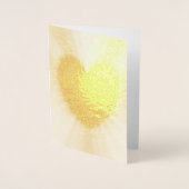 Herz der Liebe Folienkarte (Vorderseite)