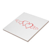 Herz der Liebe Keramik Tile Fliese (Seite)