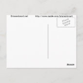 Herz der Liebe Postkarte (Rückseite)