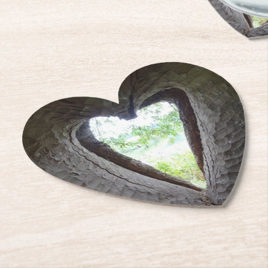 Herz der LIEBE Tree Untersetzer (angewinkelt)
