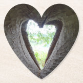 Herz der LIEBE Tree Untersetzer (Vorderseite)