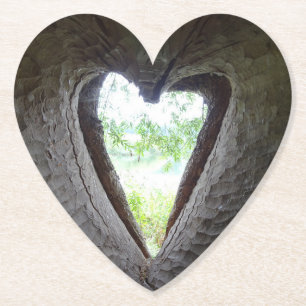 Herz der LIEBE Tree Untersetzer