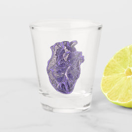 Herz der Liebenden Schnapsglas